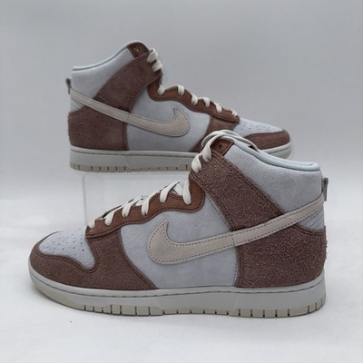 Nike Men's Size 10 Dunk Hi Retro PRM (DH7576 400) Sneaker Trainer Sports Brown