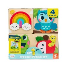 My 1st Wooden Puzzle Set 4 Pack