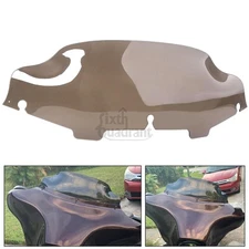 6" Smoke Wave Windshield Windscreen For Harley Electra Glide Ultra Classic USA