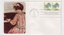 TurtlesTradingPost - Pianoforte a coda Steinway - 1978 #1615c FDC Photo Cachet