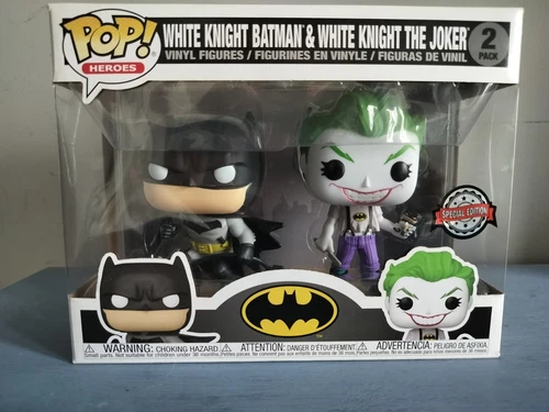 DC Funko Pop! Heroes: White Knight Batman &  The Joker Special Edition 2-Pack