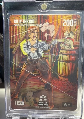 2025 Bo Jackson Battle Arena BILLY THE KID #ALT-01 Emilio Estevez Starring Billy