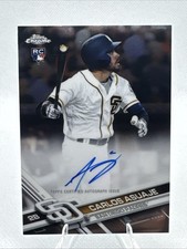 2017 Topps Chrome - Rookie Autographs Carlos Asuaje #RA-CAS (AU, RC)