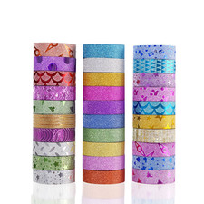 30 Rolls Washi Tape Set - Decorative Craft Tape Collection for DIY  Gift Wrappi