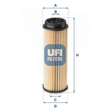 UFI Ölfilter 25.252.00 Filtereinsatz für BMW 7er G11 G12 6er Turismo G32 5er G30