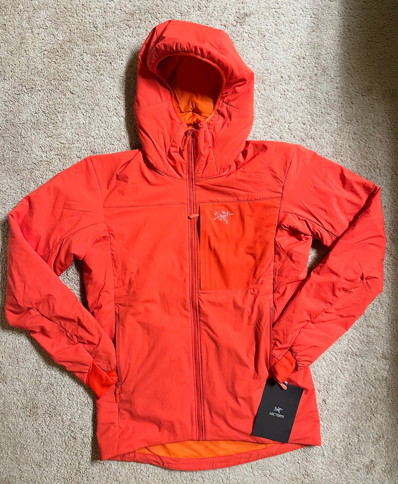 Arc'teryx Proton Felpa Isolata con Cappuccio Uomo Piccola DINASTIA Giacca Leggera NUOVO