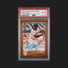 Oneil Cruz 2022 Topps Ben Baller Chrome Auto RC Orange Refractor /25 PSA Gem 10