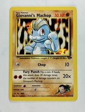 Giovanni's Machop 2000 Pokemon Gym Challenge Unlimited C #72/132 * Near Mint
