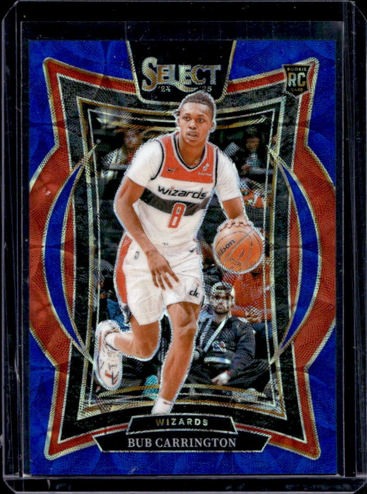 2024-25 Select Bub Carrington Concourse RC Blue Scope Prizm #182/249 Wizards