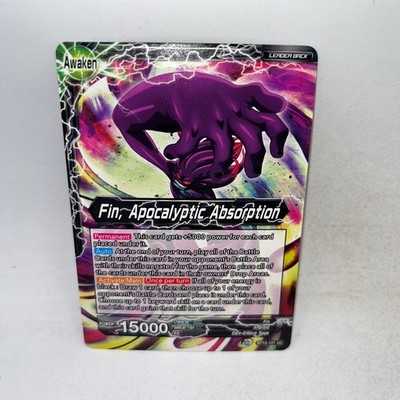 Fin // Fin, Apocalyptic Absorption BT15-121 Saiyan Showdown Dragon Ball Super LP