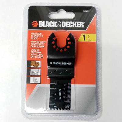 Black Decker BDA1212 1'' Plunge Cut Blade Oscillating Tool Wood Drywall PVC