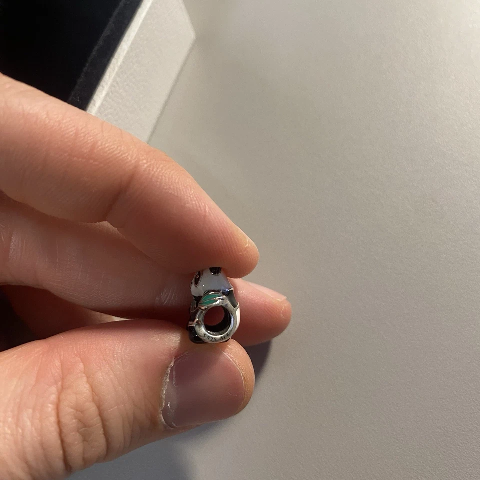 CHARM PANDORA - DOLCE PANDA - ORIGINALE - ARGENTO STERLING 925 - Immagine 4 di 4