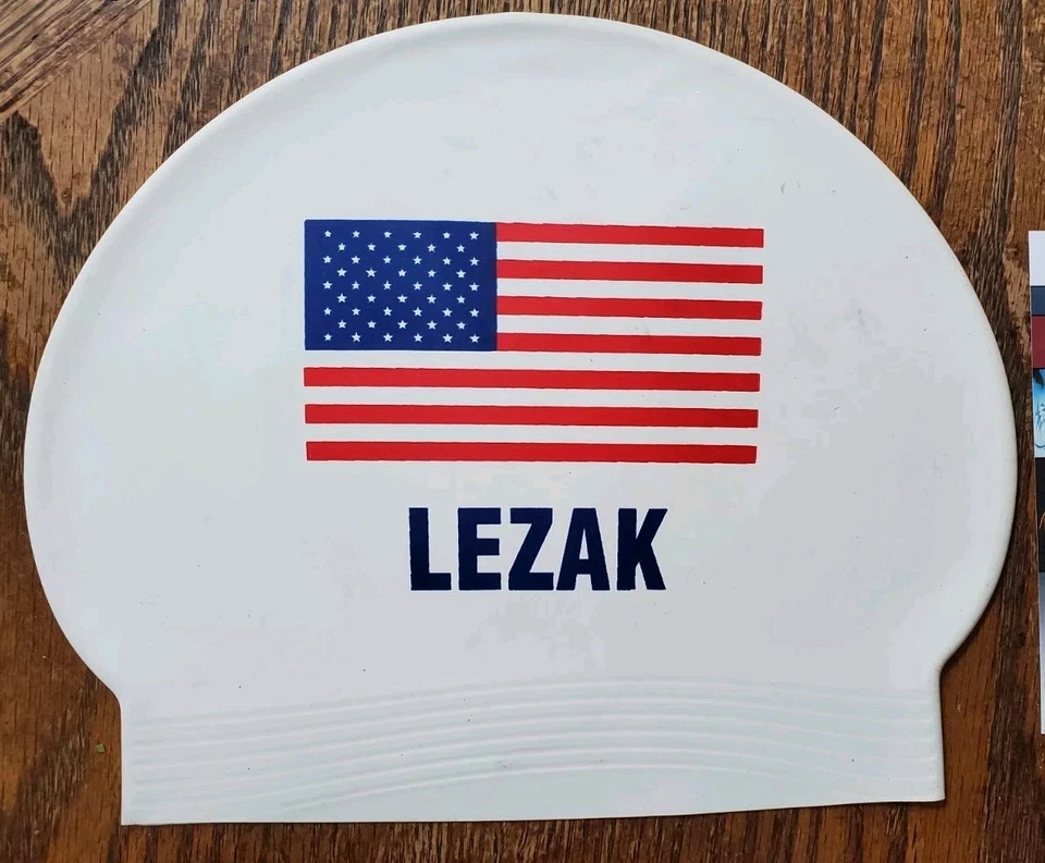 AUTOGRAPHED USA Jason Lezak Swim Cap Swimming JSA COA Signed - Image 4 of 4