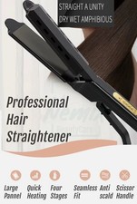 Professional Hair Straightener Wet  Dry Flat Iron Large Plate Quick Heating