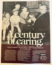 Vintage 1986 Upjohn Pharmaceutical Country Doctor Kids Advertisement Print Ad
