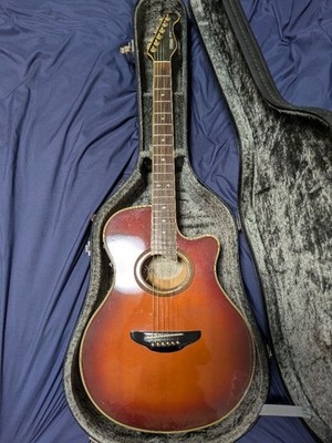 YAMAHA APX-10C サンバースト HC付 トップ傷有 Electric Acoustic Guitar Yamaha APX-10CS Sunburst with Hard Case