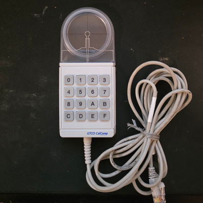 GTCO Corded 16-Button Cursor for Roll Up  Roll Up II , Roll Up III Digitizers