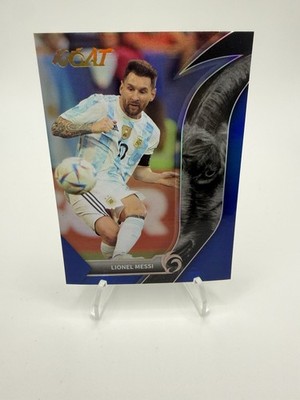 2023 Fansmall Argentina GOAT Lionel Messi Deep Blue 10/91 Jersey Number #83