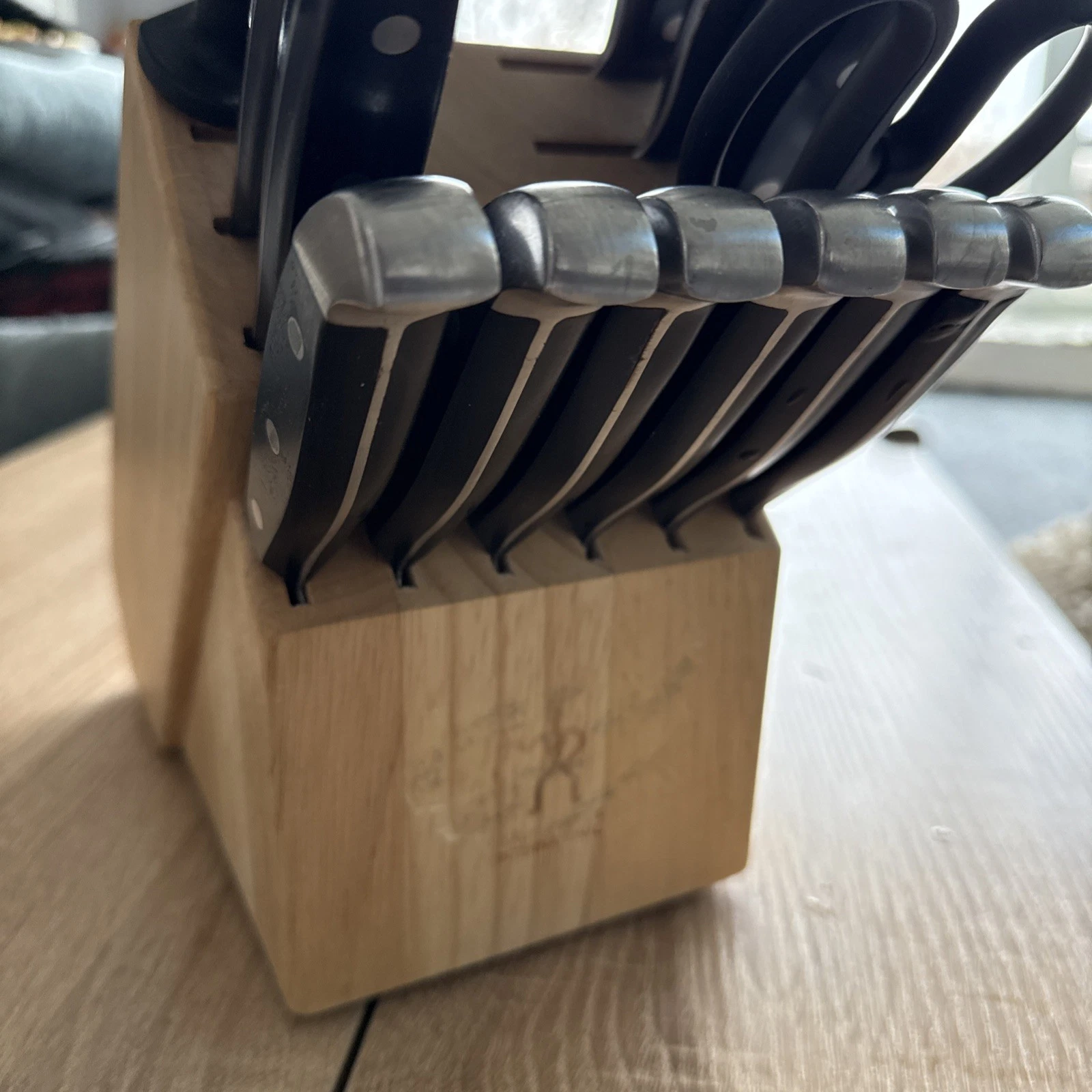 JA Henckels International 13 Piece Stainless Steel Knife Cutlery Set & Block