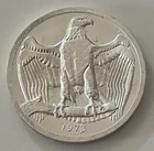 Vintage 1973 Metals International American Eagle 1 Troy Ounce 999 Silver Round