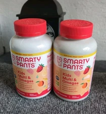 2 Pack SmartyPants Kids Multi & Omegas Dietary Supplement 90 Gummies Best 12/25