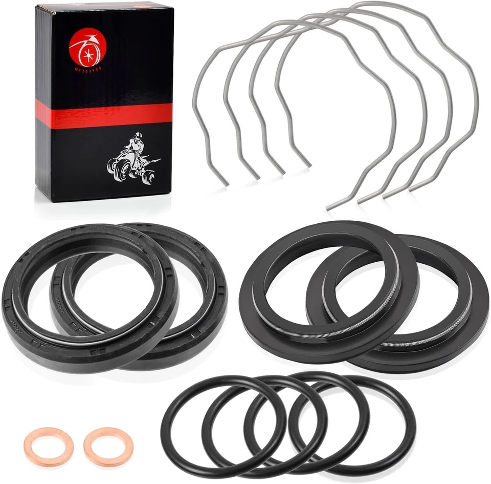 Kit de sellos de aceite antipolvo de horquilla 41x53x8/10,5 mm para Yamaha V-Star 650 950 1100 1300 XVS65 Foto 3 de 4