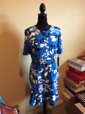 maggy london blue dress Donna Morgan FOR MAGGY Waist Detail Maxi Dress in Cream/Powder Blue at Nordstrom, Size 14 main image 1