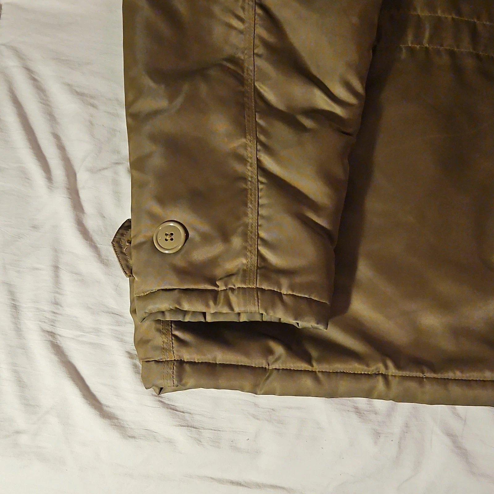 Vintage Y2k GAP Hooded Parka Snorkel Men's L Army Green image 13