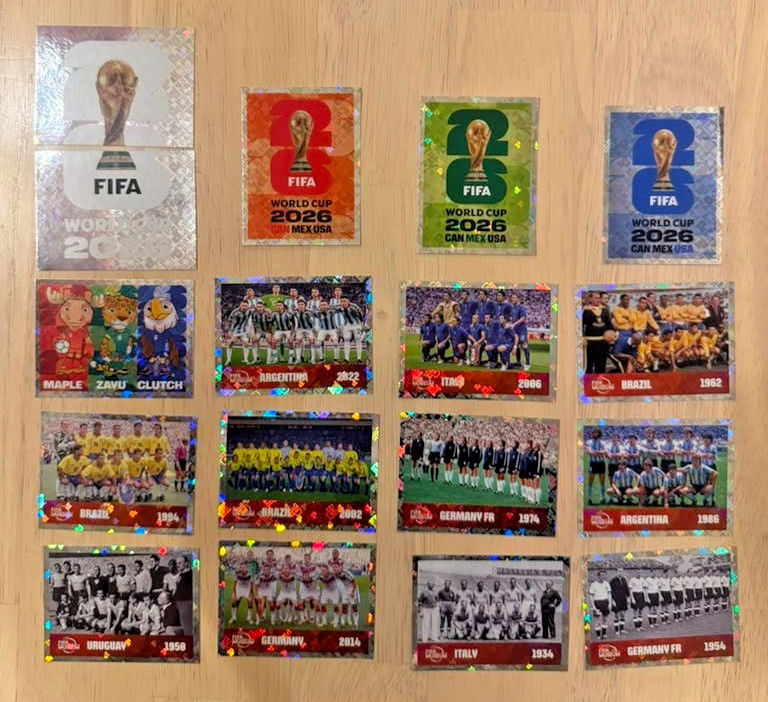 2026 Panini FIFA World Cup Stickers US Edition #00-#FWC19 - Pick Your Stickers