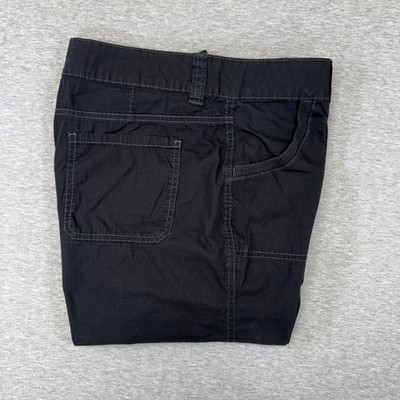 Faded Glory Capri Pants Black Hiking Womens Medium M NF0A2V1N