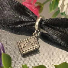 Pandora 💖 Teacher Chalkboard Dangle Charm 🌟💫