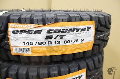 Takhm145／80R12 a Set of 4 145/80r12 TOYO Open Country R/t Tires Mud SUV for off