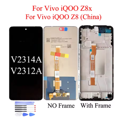 Vivi出品 For Vivo iQOO Z8 (China) V2314A iQOO Z8x V2312A LCD Display Touch