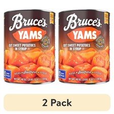 Canned Yams Cut Sweet Potatoes in Syrup, 40 oz 2 Pack 