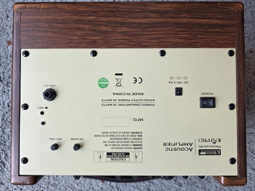 Kinsman KAA45 45W Acoustic Guitar Amp Combo – EQ Chorus Reverb – Brand New - Picture 7 of 7