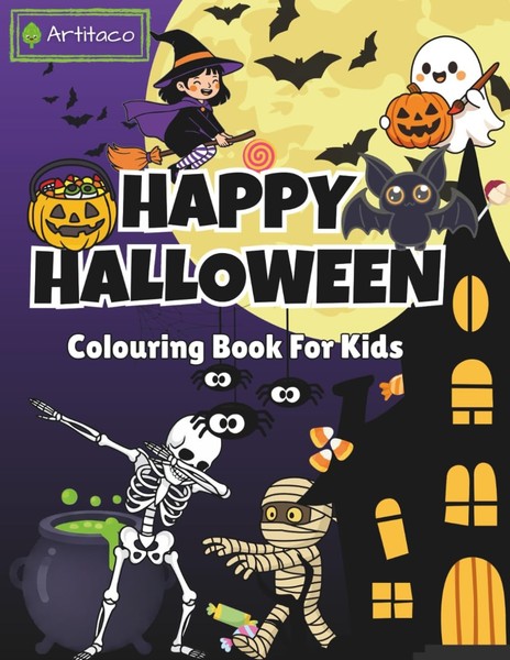 Malbuch FüR Kinder - Halloween-Motive, Ausmalbuch, KreativitäT, Spaß-image