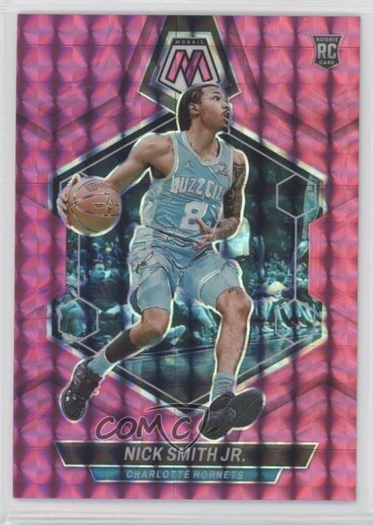 2023-24 Panini Mosaic Rookies Pink Mosaic Prizm 41/149 Nick Smith Jr #242 18ci