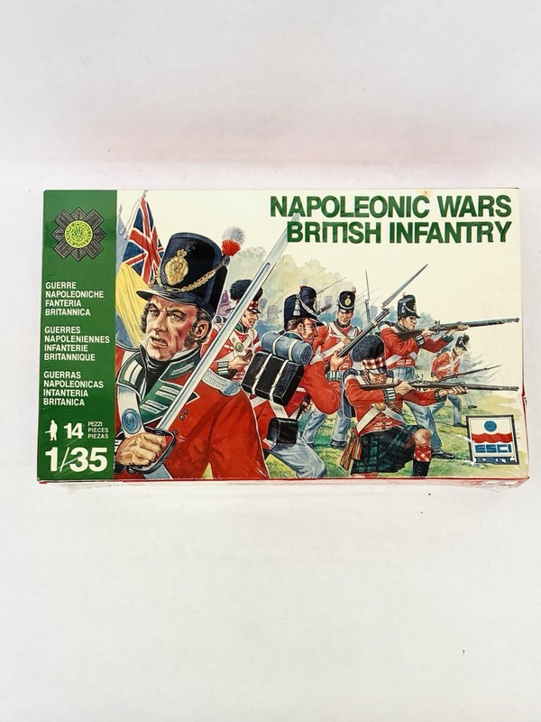ESCI Napoleonic Wars British Infantry Soldier Figures 1/35 #5506