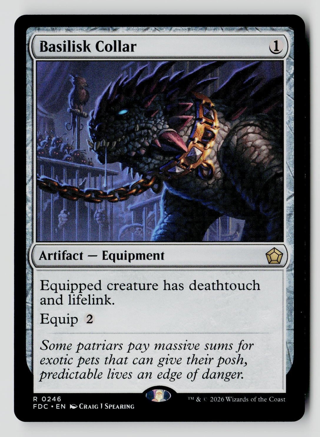 Basilisk Collar 246 Rare FDC MTG NM