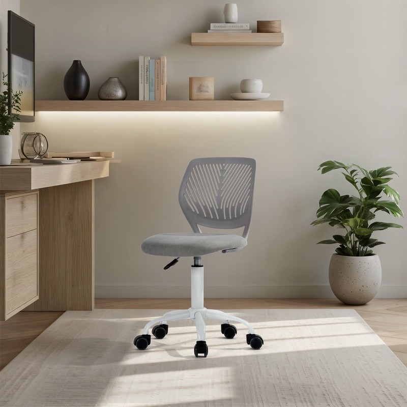 Adjustable Kids Desk Chair Ergonomic Study Swivel Rolling Seat