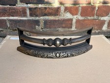 VINTAGE HEAVY CAST IRON FIRE FRET FIREPLACE