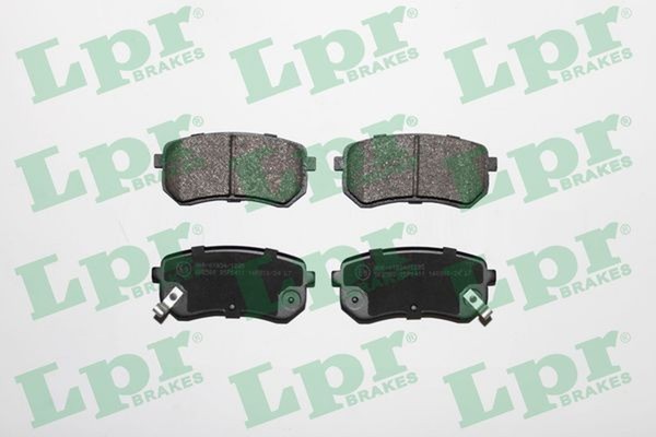 LPR Bremsbelagsatz Scheibenbremse 05P1411 FüR PA KIA Hyundai Picanto I10 1 2 LPG-image