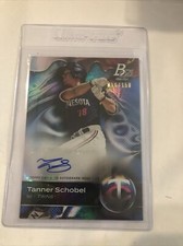 Tanner Schobel 2023 Bowman Platinum Top Prospect AUTO Blue /150 #TOP-2