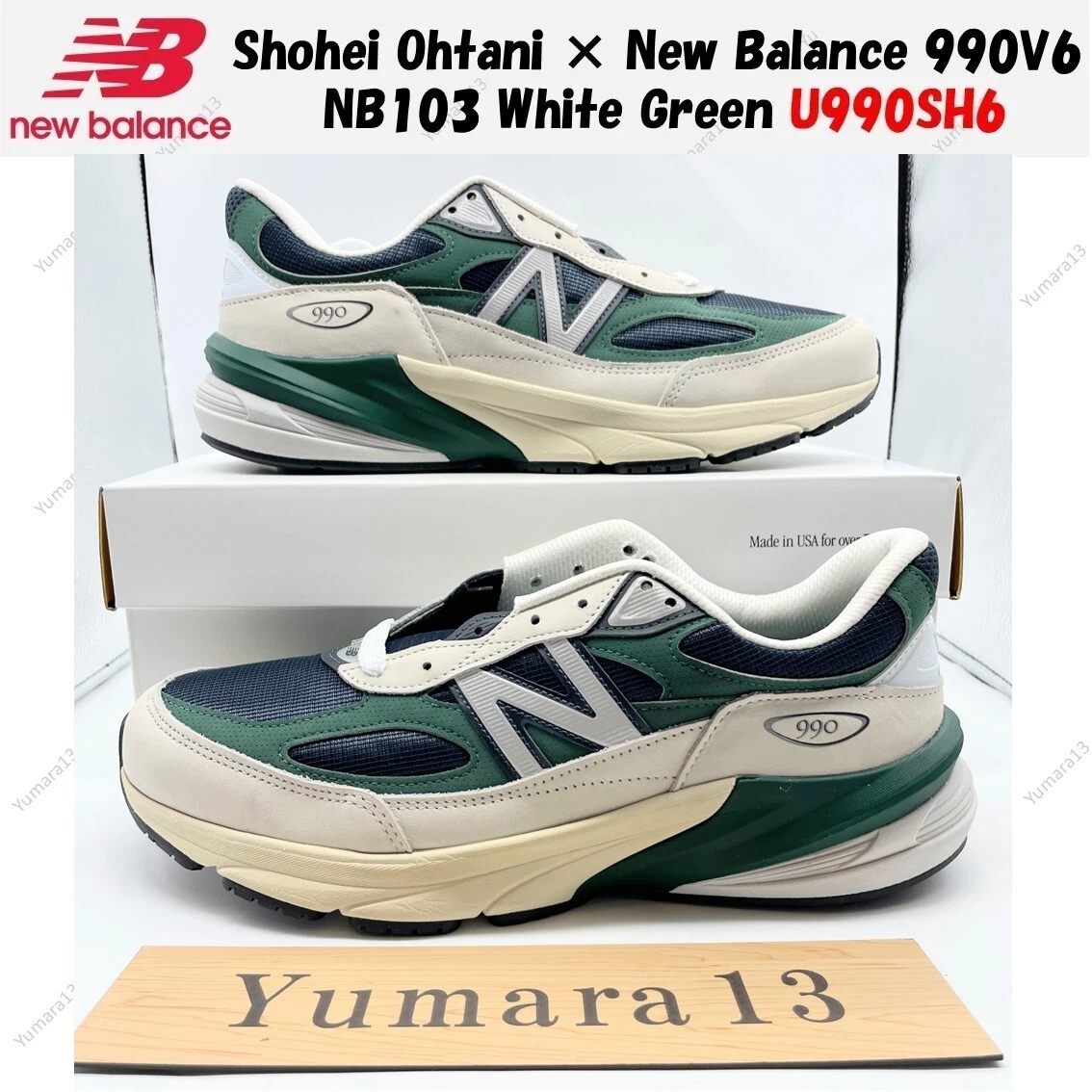 Shohei Ohtani x New Balance 990v6 Made in USA Ohtani Signature