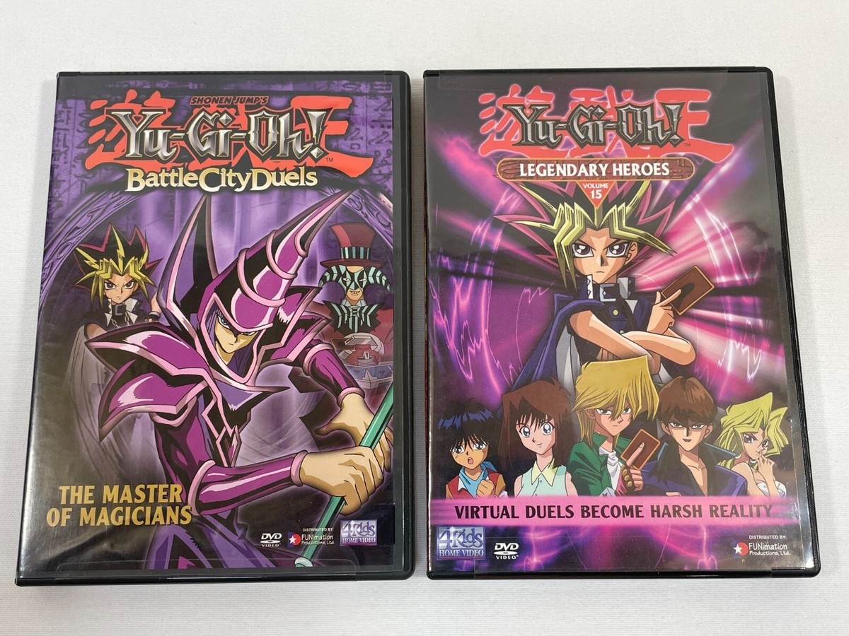 Lot/Set of 2 - DVD Yu-Gi-Oh Vol. 4 & 15 Yugioh Anime Show Series