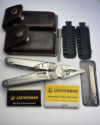 Leatherman Surge Set ROG  Multi-Tool Leather Holster New USA