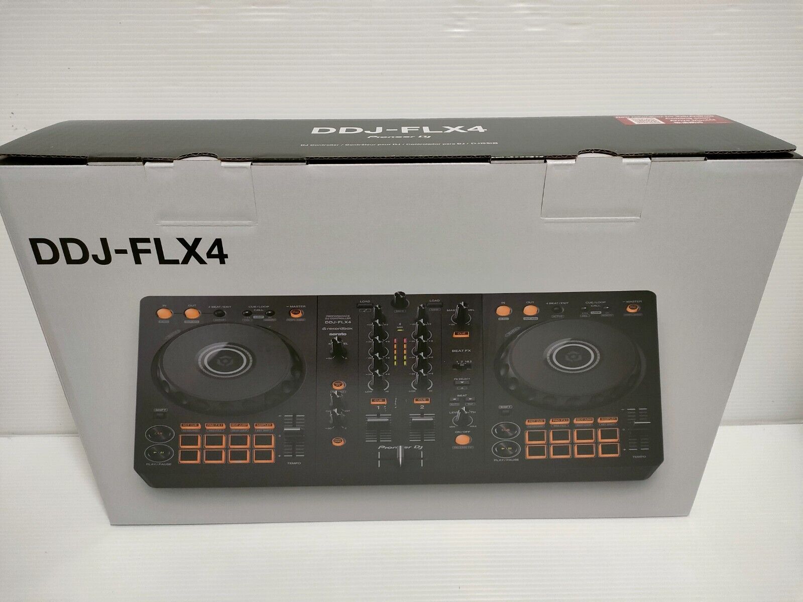 Pioneer DDJ-FLX4 2-Channel Serato Lite Rekordbox Software DJ Controller  Black