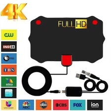 Hdtv Antenna Best 5600 Mile Long Range Lesoom Indoor Tv Digital HD 4K