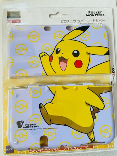 Pokemon Pikachu Nintendo 3dsll Plastic Rubber Cover Plate Pocket Monsters New Jp Ebay