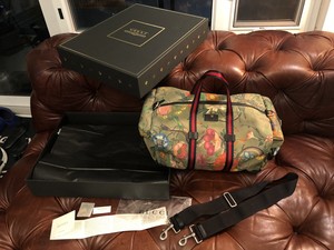 gucci snake duffle